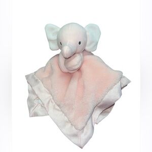 Carters Just One You Elephant White Pink Dot Security Blanket  Lovey Target